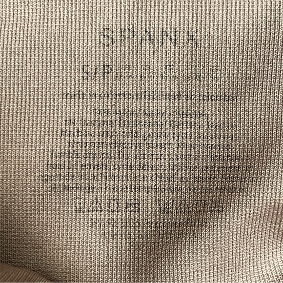 Spanx Brown Leopard Stretch Leggings Size S Casual Shapewear Everyday - Picture 5 of 5